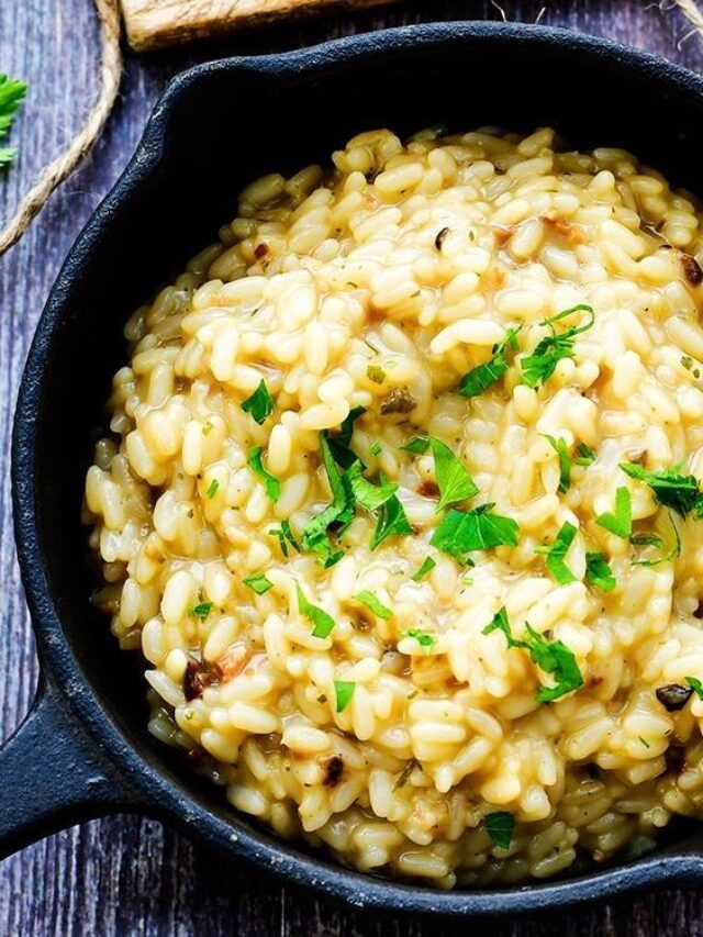 Risoto de frango
tradicional prato italiano