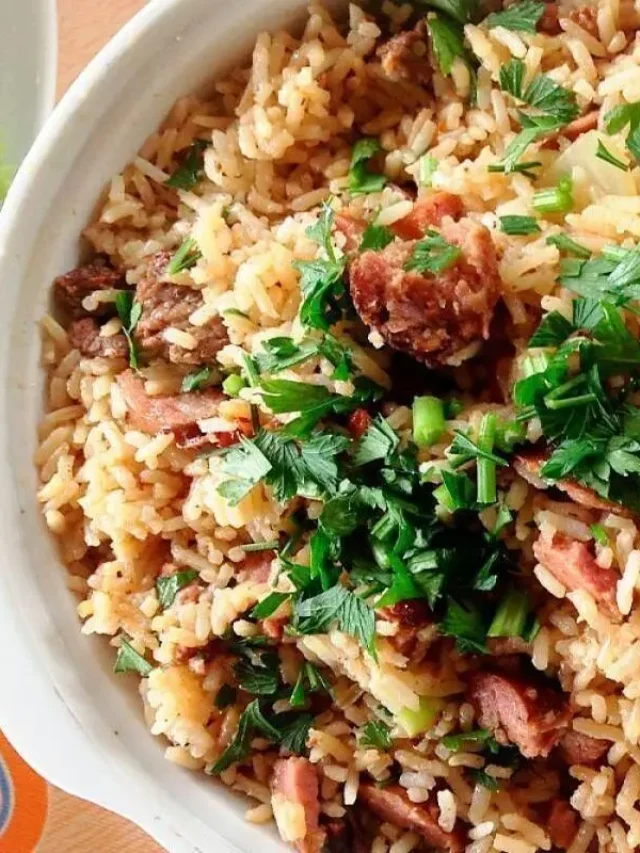 Arroz carreteiro
comida típica brasileira