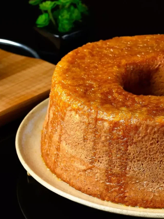 Bolo de laranja fofinho